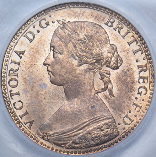 1860 halfpenny - 1860, (cgs