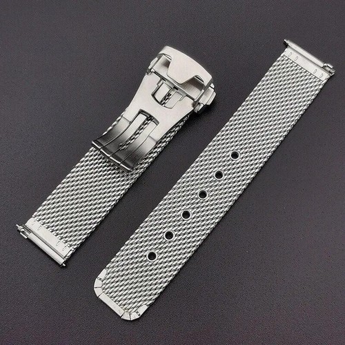 Stainless steel mesh watch - steel,