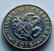 2016 £2 William Shakespeare 2