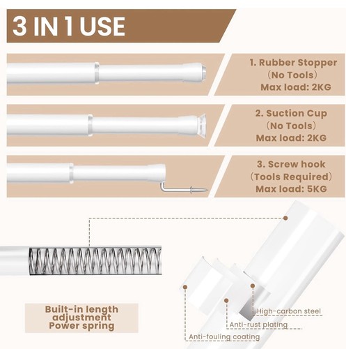 Pcs net curtain - net, rods