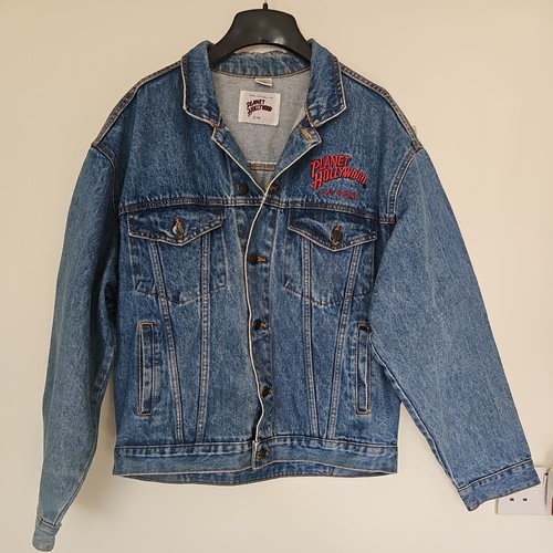 Vintage denim jacket planet - vintage,