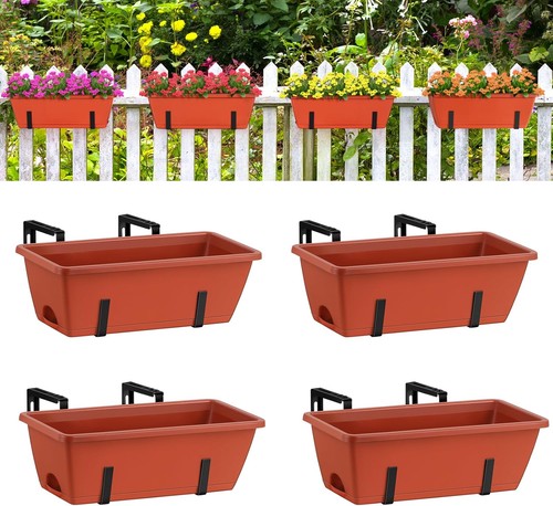 Set railing planter box - set,