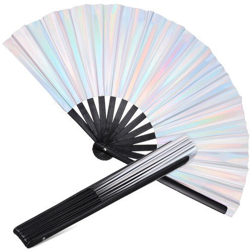 2pcs reusable folding hand fan - 2pcs,