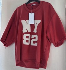 Zara Cropped Sleeve Jumper - M