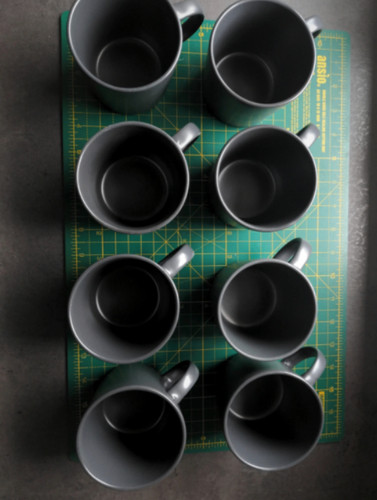 Ikea grey mugs mix - grey, new