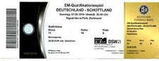 Ticket Germany - Scotland