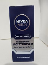 NIVEA Men Protect & Care Rehydrating Moisturiser 75ml with Aloe Vera (B33 C.GC)