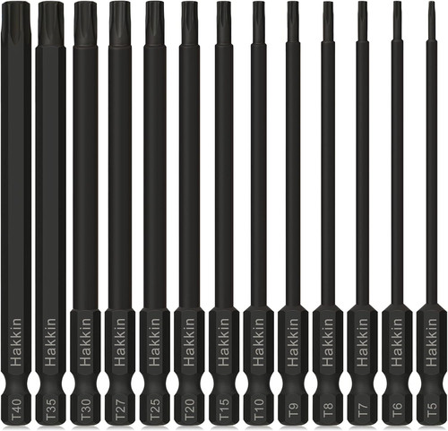 Torx bit set 13pcs 100mm - 100mm, long