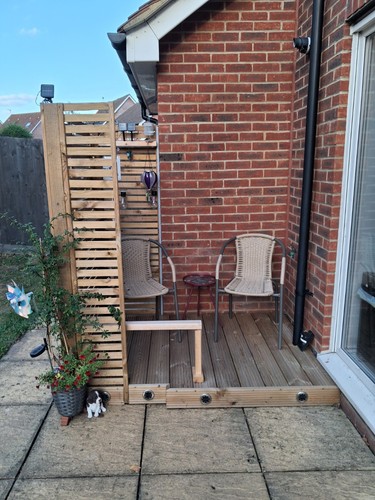 Decking and timber fencing - decking,