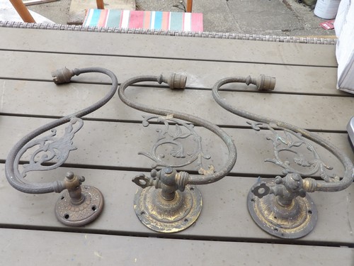 Vintage victorian gas wall - victorian,