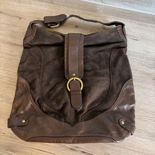 Clarks suede leather handbag - suede,