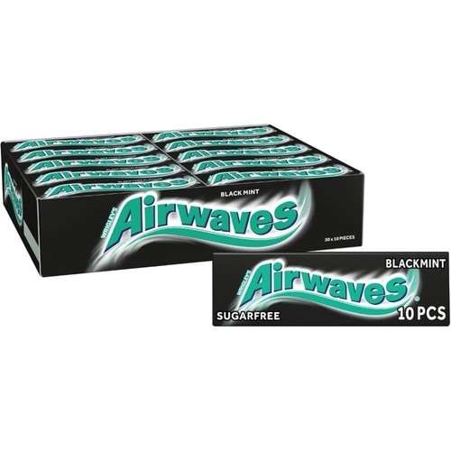 Airwaves black mint sugar - airwaves,