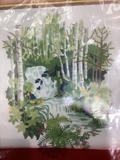 Vintage Sunset stitchery Rain