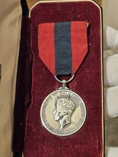 Imperial Service Silver Medal George VI