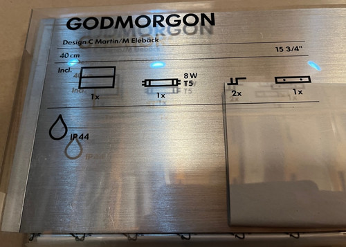 Ikea godmorgon 40cm wall light - ikea,
