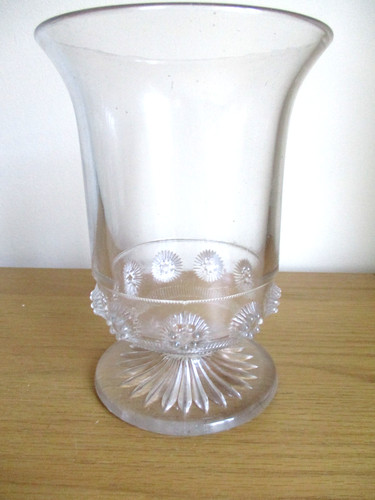 Vintage celery jar pressed - vintage,