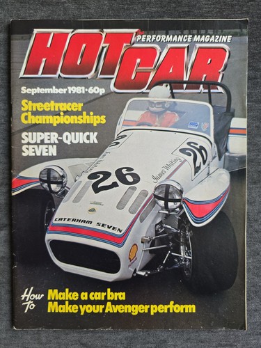Hot car magazine september - car,