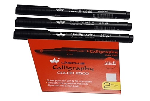 Chislled nib calligraphy - chislled,