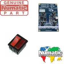 Numatic Henry 4 Tag Speed PCB & Illuminated Rocker Switch Kit 321990 & 221102
