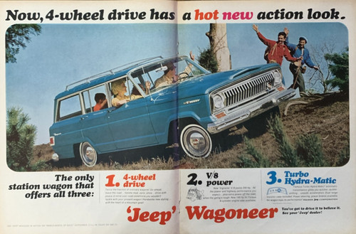 Jeep wagoneer wheel drive - drive, v8