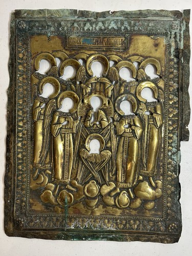 Antique russian orthodox icon - antique,