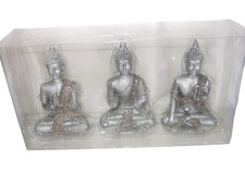 Buddha Ornaments 3 Set Home Decor 4 " high