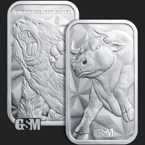 Bull and bear market - bar,