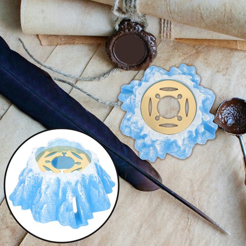 Volcano shape seal - volcano, wax