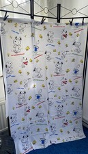 Snoopy peanuts Vintage Fabric Rare Large Piece