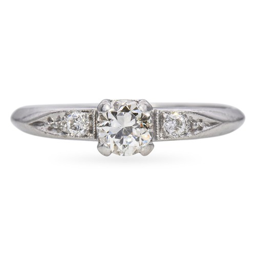 Antique platinum 30tcw - antique, 0.30tcw