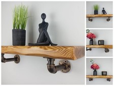 Aged rustic wooden shelf  7