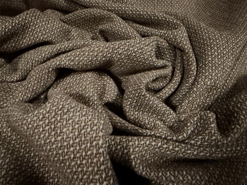 Wool hopsack fabric - wool, fabric,