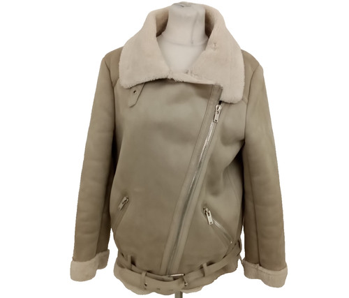 Zara women shearling - zara, coat