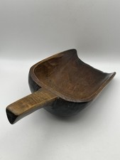 Victorian Wooden Grain Scoop.