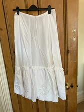 Vintage/antique broderie anglaise cotton petticoat