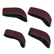 5x 100x915mm Sanding Belts 60/80/120/Mixed Grit Fit for Belt Sander & Grinders