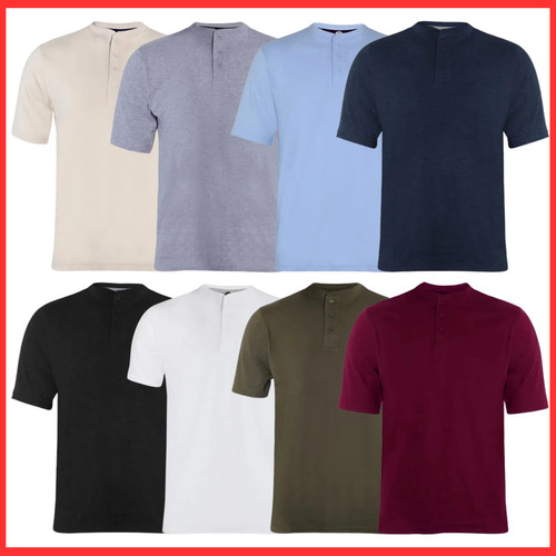 Men short sleeve - short, henley