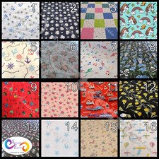 Polycotton Kids Fabric Children's Girls Boys Nursery Craft Masks Material 1.