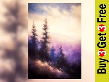 Soft Twilight Forest 5"x7"