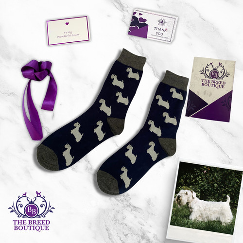 Sealyham terrier socks - terrier, unisex