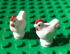 LEGO NEW 2 x Chickens White -