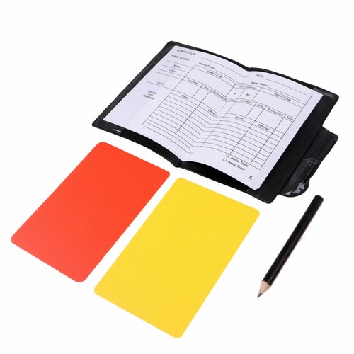 Referee cards red yellow - uk,