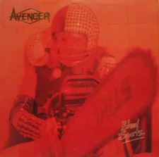 Avenger Blood Sports. + RED INSERT. Neat Records Vinyl LP
