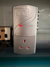 Masterplug PSB2-MP Aerial Signal Booster • 2 Way TV Amplifier • Plug-In Adapter