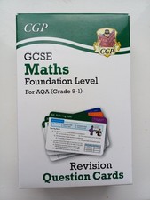 Revision cards for GCSE maths foundation level for Edexcel (grade 9-1)