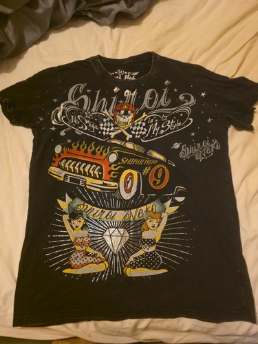 Shiroi neko black shirt - black, size