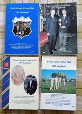 Essex County Cricket Club 4 X Yearbooks 1987, 1989, 1992, 1995 Gooch, Fletcher