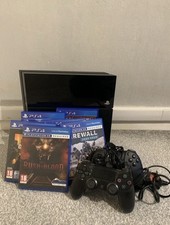 PS4 Sony PlayStation 4 Bundle 500GBBlack Console with 2 Controllers And 6Games