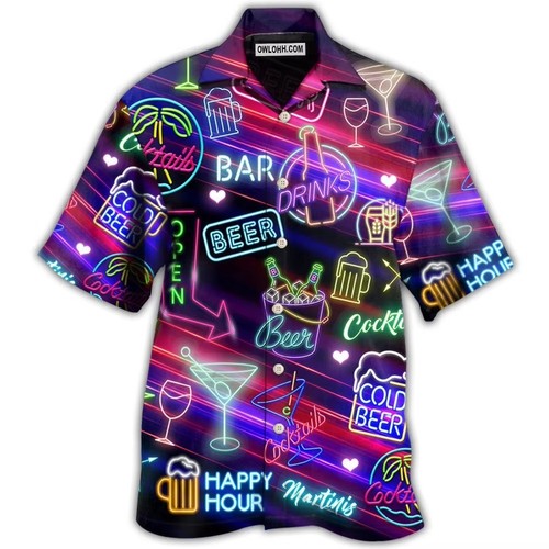 Mens button down - down, neon