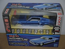 Ford Mustang GT 1967 assembly line Maisto 1:24 Diecast Model  SCARCE CAR new